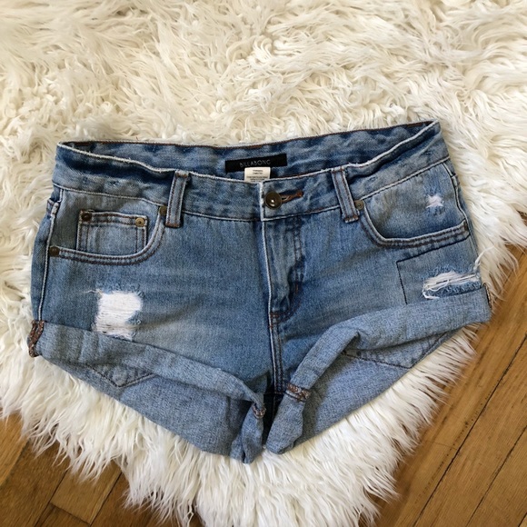 Billabong Pants - Billabong Distressed Shorts